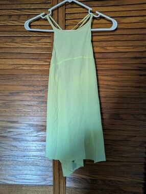 Lululemon Women's Lemon Yellow Strappy Tank Top Size 6